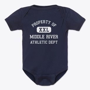 Middle River Minnesota Athletic Dept Baby Onesie