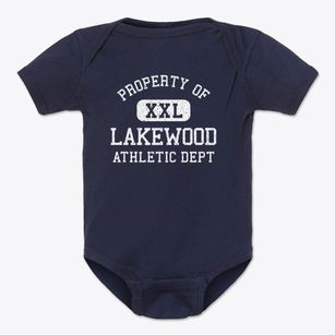 Lakewood California Athletic Dept Baby Onesie