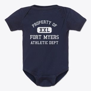 Fort Myers Florida Athletic Dept Baby Onesie