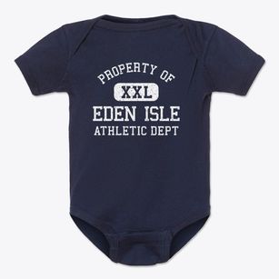 Eden Isle Louisiana Athletic Dept Baby Onesie