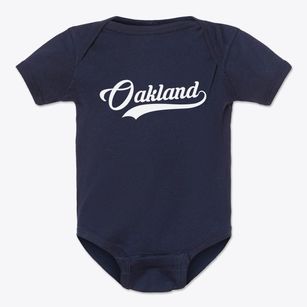 Oakland Maine Vintage Team Baby Onesie