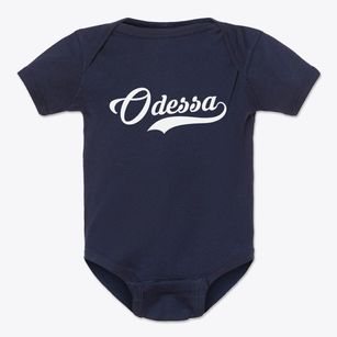 Odessa Missouri Vintage Team Baby Onesie