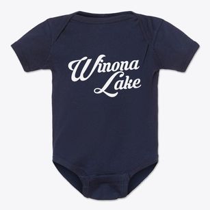 Winona Lake Indiana Vintage Team Baby Onesie