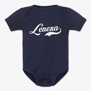 Lenexa Kansas Vintage Team Baby Onesie