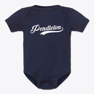Pendleton Indiana Vintage Team Baby Onesie