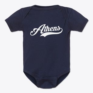 Athens New York Vintage Team Baby Onesie