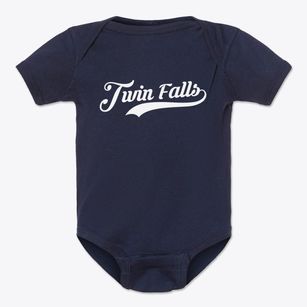 Twin Falls Idaho Vintage Team Baby Onesie
