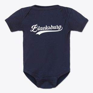 Blacksburg Virginia Vintage Team Baby Onesie
