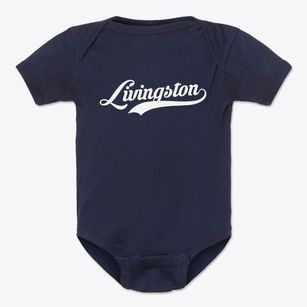 Livingston New York Vintage Team Baby Onesie