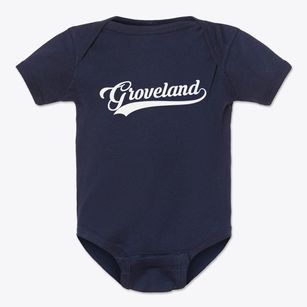 Groveland New York Vintage Team Baby Onesie