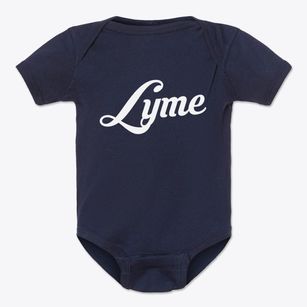 Lyme New Hampshire Vintage Team Baby Onesie