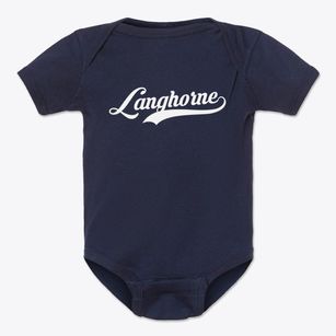 Langhorne Pennsylvania Vintage Team Baby Onesie