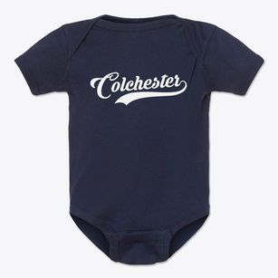 Colchester Illinois Vintage Team Baby Onesie
