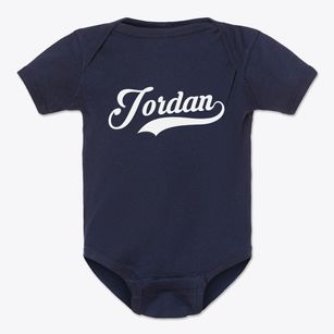 Jordan New York Vintage Team Baby Onesie