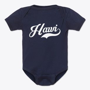 Hawi Hawaii Vintage Team Baby Onesie