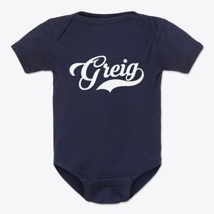 Greig New York Vintage Team Baby Onesie