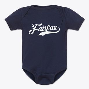 Fairfax Minnesota Vintage Team Baby Onesie