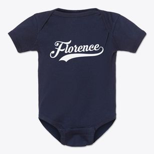Florence New York Vintage Team Baby Onesie