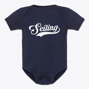 Seiling Oklahoma Vintage Team Baby Onesie