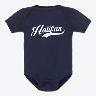 Halifax Vermont Vintage Team Baby Onesie