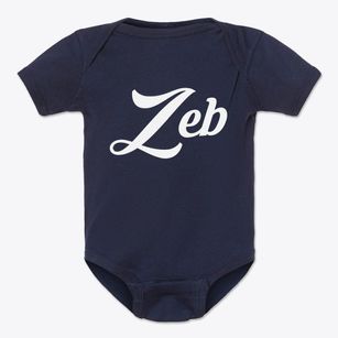Zeb Oklahoma Vintage Team Baby Onesie