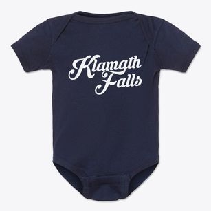 Klamath Falls Oregon Vintage Team Baby Onesie