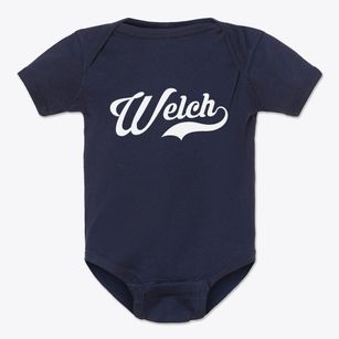 Welch Oklahoma Vintage Team Baby Onesie