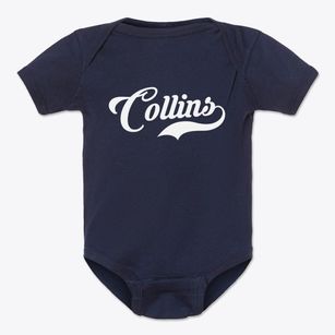 Collins Georgia Vintage Team Baby Onesie