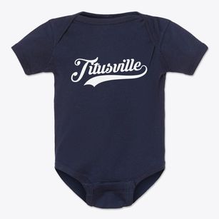 Titusville New York Vintage Team Baby Onesie
