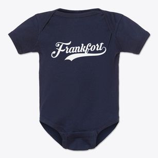 Frankfort Illinois Vintage Team Baby Onesie