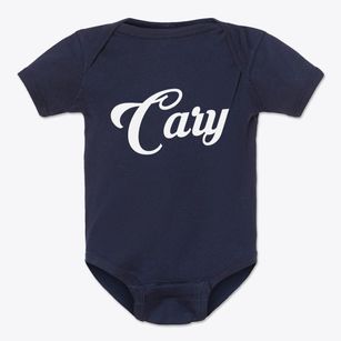 Cary Wisconsin Vintage Team Baby Onesie