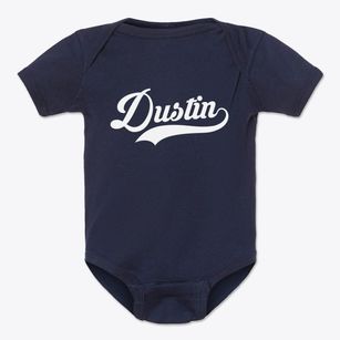 Dustin Oklahoma Vintage Team Baby Onesie