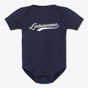 Lackawanna New York Vintage Team Baby Onesie