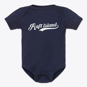 Raft Island Washington Vintage Team Baby Onesie