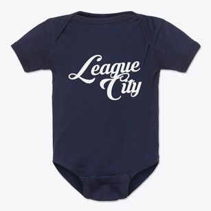 League City Texas Vintage Team Baby Onesie