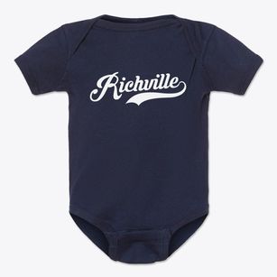 Richville New York Vintage Team Baby Onesie