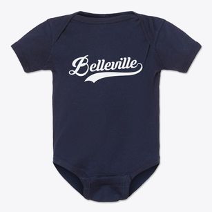 Belleville New York Vintage Team Baby Onesie