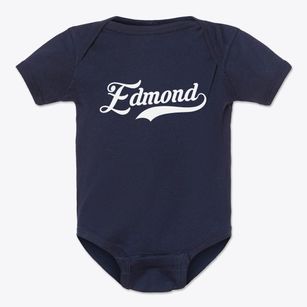 Edmond Oklahoma Vintage Team Baby Onesie