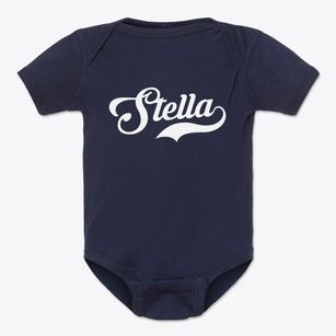 Stella Nebraska Vintage Team Baby Onesie