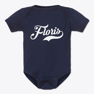 Floris Iowa Vintage Team Baby Onesie