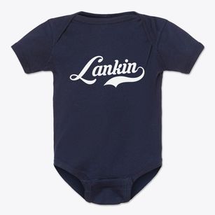 Lankin North Dakota Vintage Team Baby Onesie