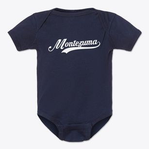 Montezuma Colorado Vintage Team Baby Onesie