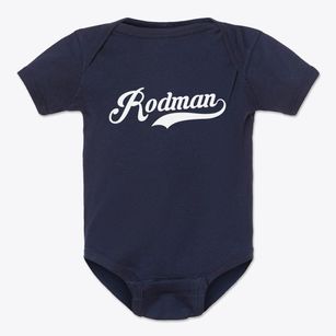 Rodman Iowa Vintage Team Baby Onesie