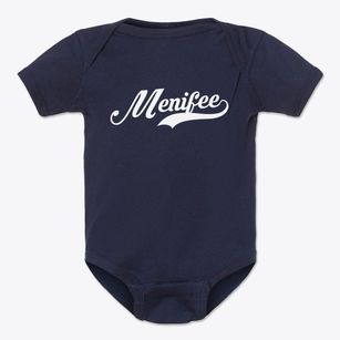 Menifee California Vintage Team Baby Onesie