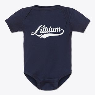 Lithium Missouri Vintage Team Baby Onesie