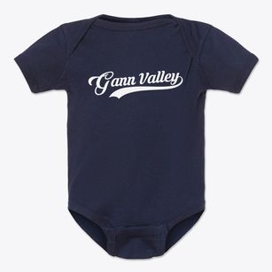 Gann Valley South Dakota Vintage Team Baby Onesie