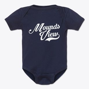 Mounds View Minnesota Vintage Team Baby Onesie