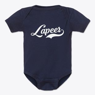 Lapeer Michigan Vintage Team Baby Onesie