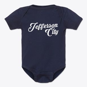 Jefferson City Tennessee Vintage Team Baby Onesie