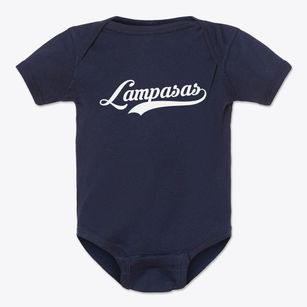 Lampasas Texas Vintage Team Baby Onesie